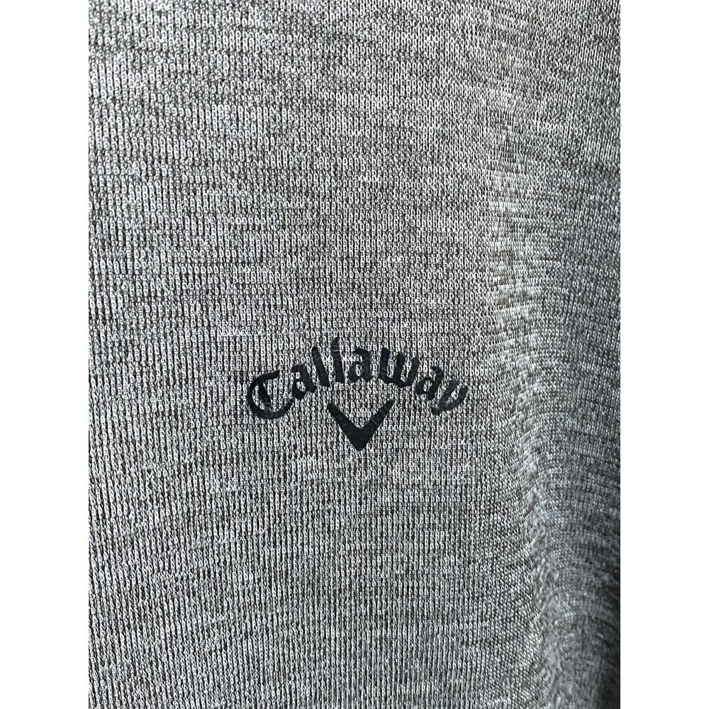Callaway Golf 1/2 Zip Pullover Mock Neck Sweatshirt Mens L Golf Athliesure Fall - Picture 4 of 7